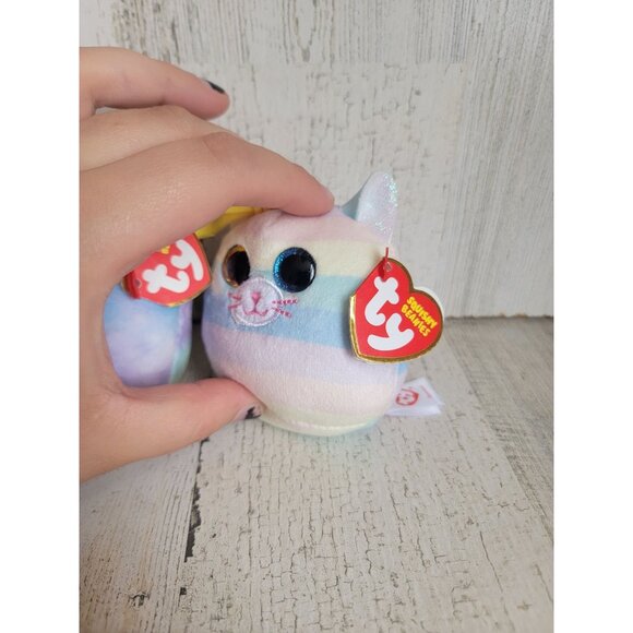 Ty beanie baby hope bear Heather cat plush keychain - Picture 4 of 8